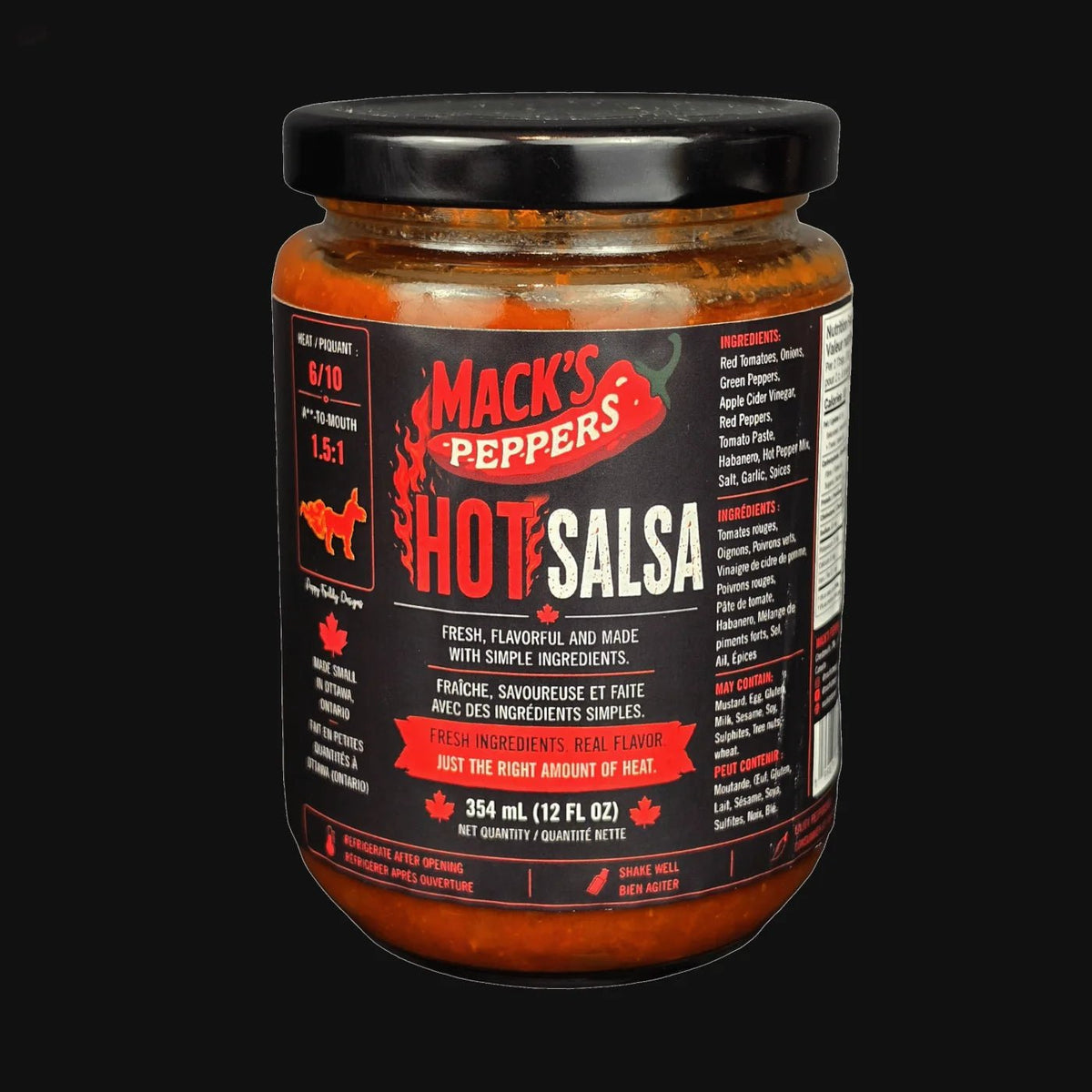 Hot Salsa - Mack's Peppers